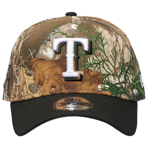 New Era Rangers 940 A-Frame RealTree Cap - Adult - Camo/Black - Image 2