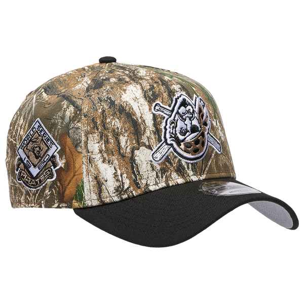 New Era Pirates 940 A-Frame RealTree Cap - Adult - Camo/Black - Image 3