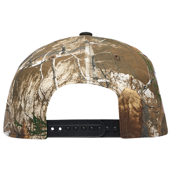 New Era Mets 940 A-Frame RealTree Cap - Adult - Camo/Black - Image 4