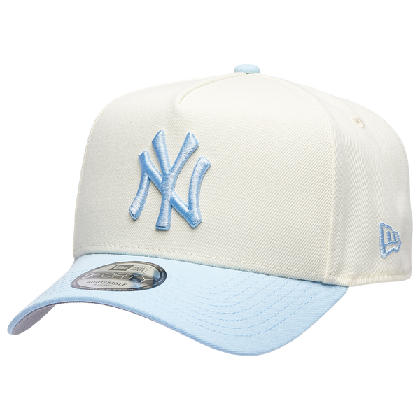 New Era Yankees 940 A-Frame Cap - Adult - Blue/Chrome