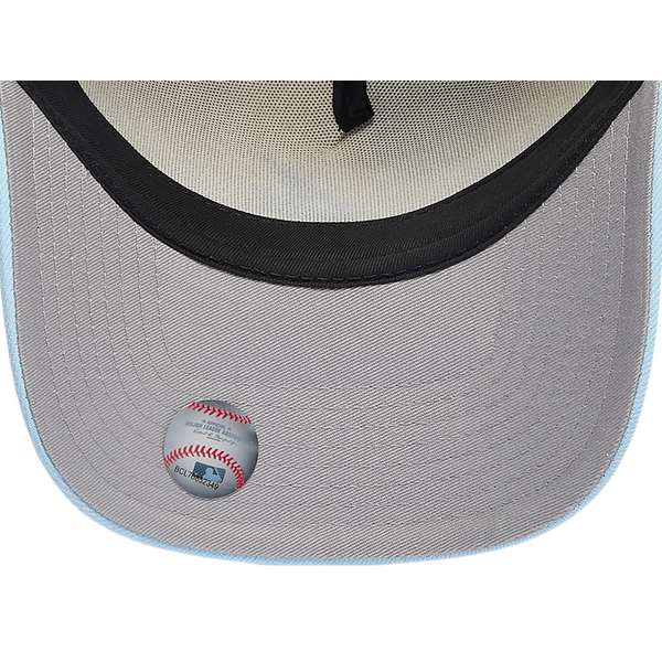 New Era Braves 940 A-Frame Cap - Adult - Chrome/Blue - Image 5