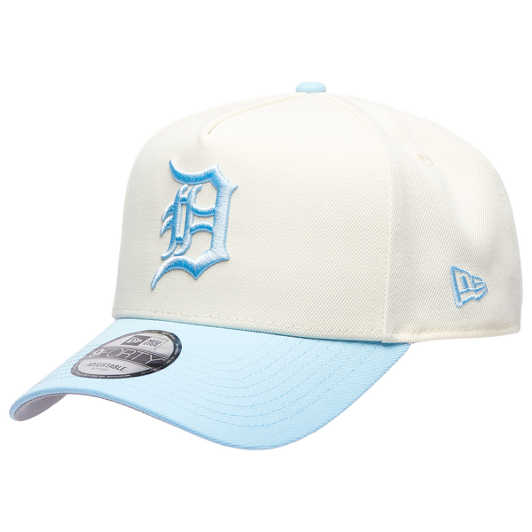 New Era 9FORTY A-Frame Custom Cap - Adult - Chrome/Blue
