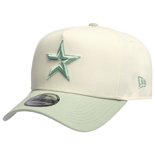 New Era Astros 940 A-Frame Cap - Adult - Chrome/Green