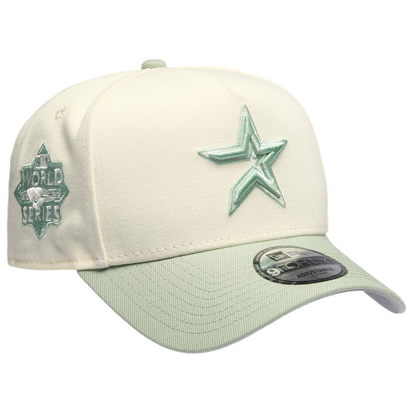 New Era Astros 940 A-Frame Cap - Adult - Chrome/Green - Image 3