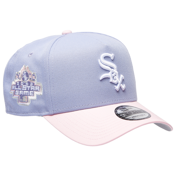 New Era White Sox 940 A-Frame Cap - Adult - Purple/Pink - Image 3