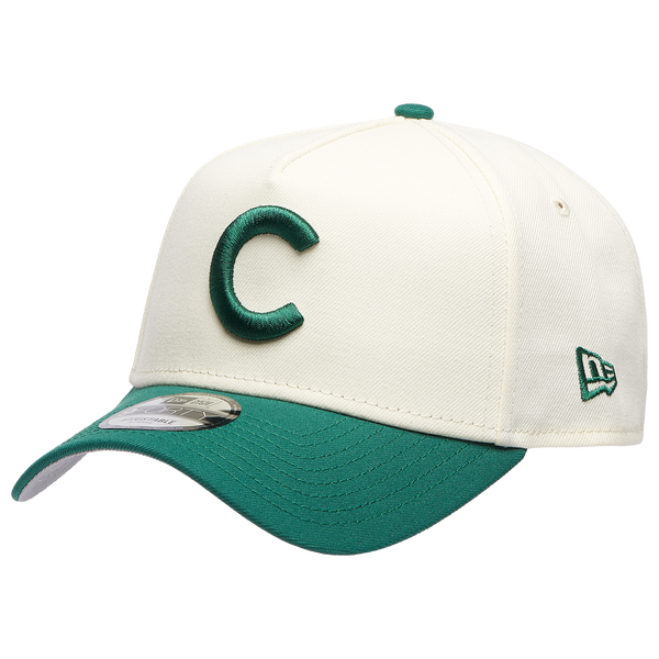 New Era Cubs 940 A-Frame Cap - Adult - Chrome/Green