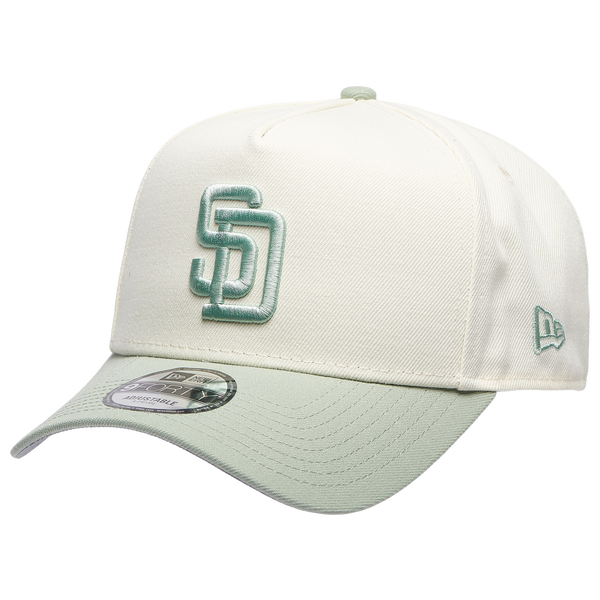 New Era Padres 940AF Cap - Adult - Chrome/Sage