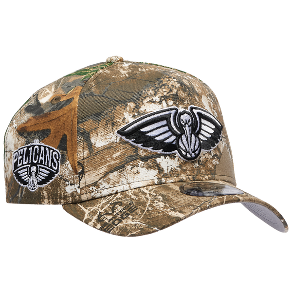 New Era Pelicans 9FORTY A-Frame Realtree Cap - Adult - Multi - Image 3