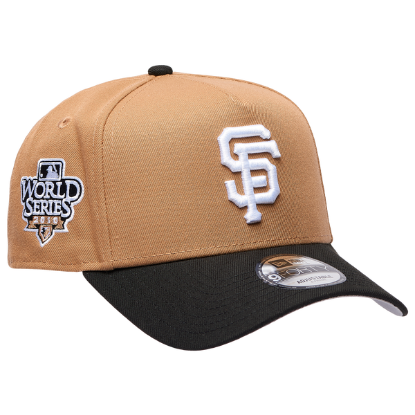 New Era MLB 940 A-Frame Cap - Adult - Khaki/Black - Image 3