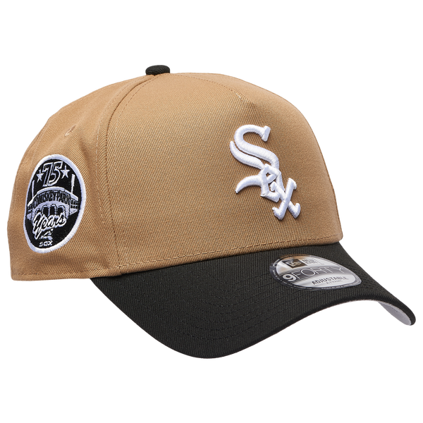 New Era MLB 940 A-Frame Cap - Adult - Black/Khaki - Image 3
