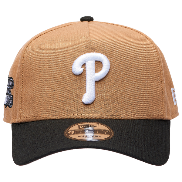 New Era MLB 940 A-Frame Cap - Adult - Khaki/Black - Image 2