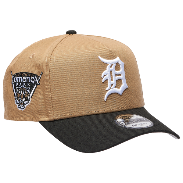 New Era MLB 940 A-Frame Cap - Adult - Khaki/Black - Image 3