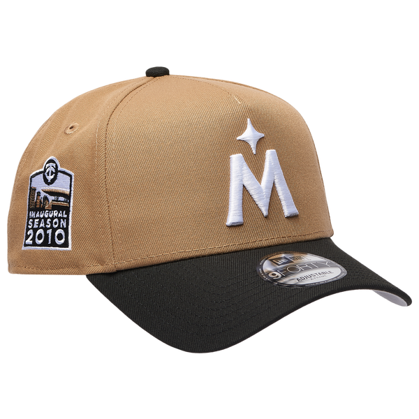 New Era MLB 940 A-Frame Cap - Adult - Khaki/Black - Image 3