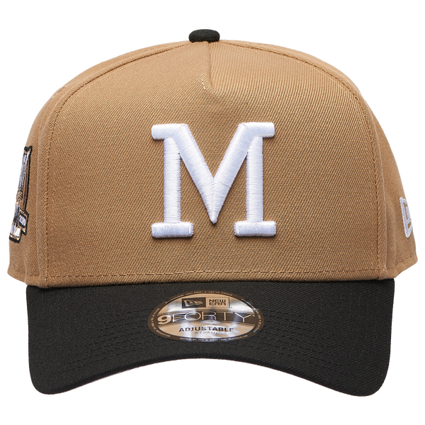 New Era MLB 940 A-Frame Cap - Adult - Khaki/Black - Image 2