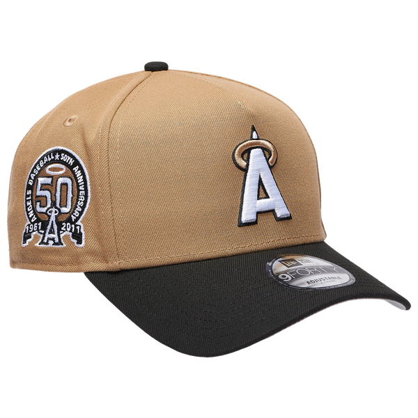 New Era MLB 940 A-Frame Cap - Adult - Black/Khaki - Image 3