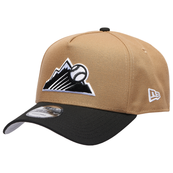New Era MLB 940 A-Frame Cap - Adult - Khaki/Black