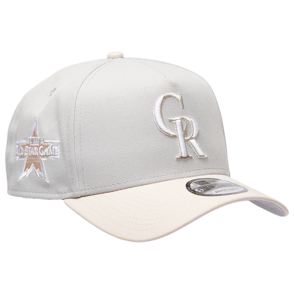 New Era MLB 940 A-Frame Cap - Adult - Silver/Gray - Image 3