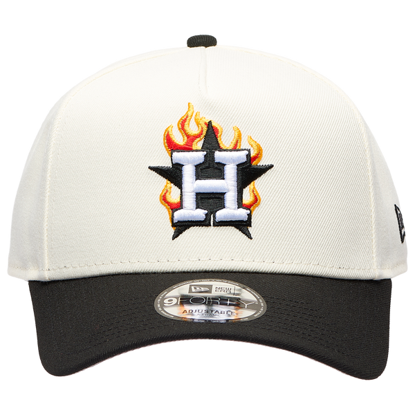 New Era MLB 940 A-Frame Flame Cap - Adult - White/Black - Image 2