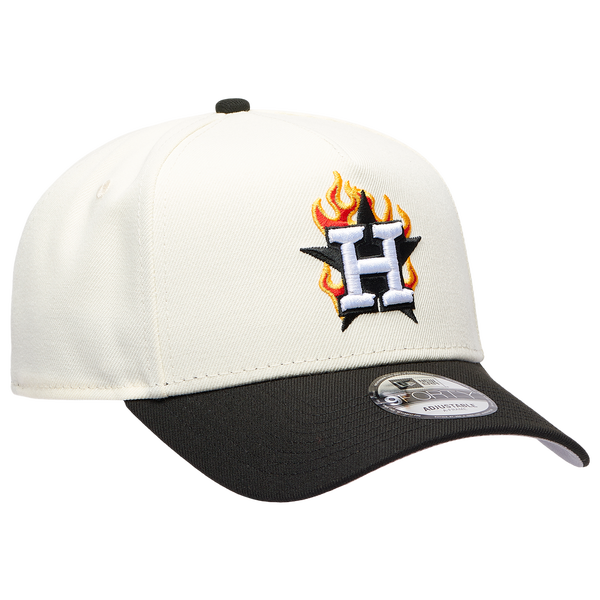 New Era MLB 940 A-Frame Flame Cap - Adult - White/Black - Image 3