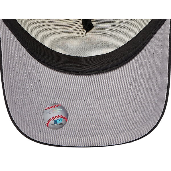 New Era MLB 940 A-Frame Flame Cap - Adult - White/Black - Image 5
