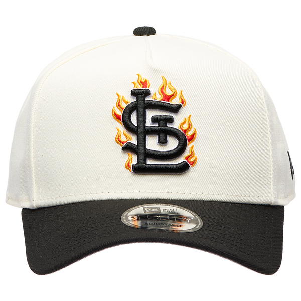 New Era MLB 940 A-Frame Flame Cap - Adult - White/Black - Image 2
