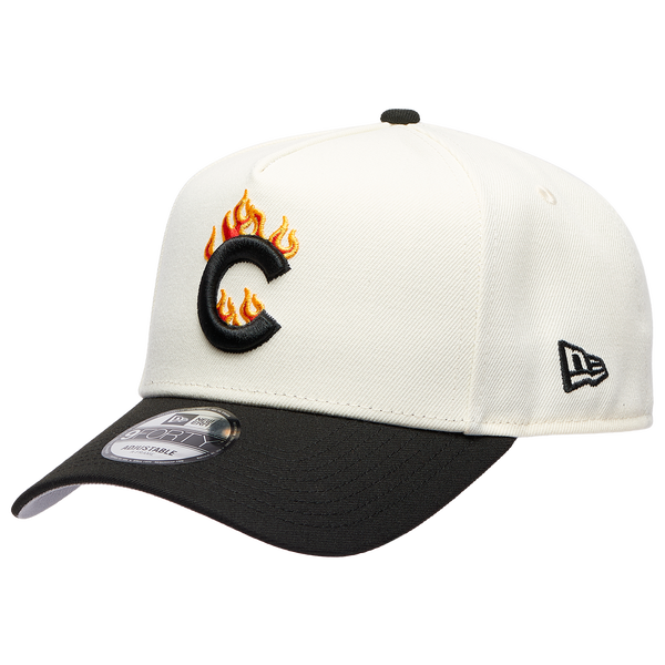 New Era MLB 940 A-Frame Flame Cap - Adult - White/Black