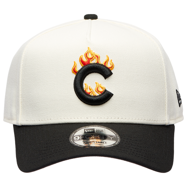 New Era MLB 940 A-Frame Flame Cap - Adult - White/Black - Image 2