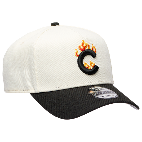 New Era MLB 940 A-Frame Flame Cap - Adult - White/Black - Image 3