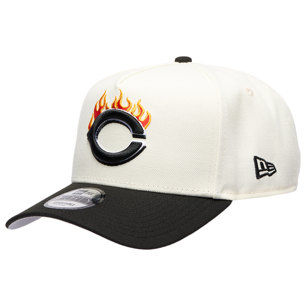 New Era MLB 940 A-Frame Flame Cap - Adult - Black/White