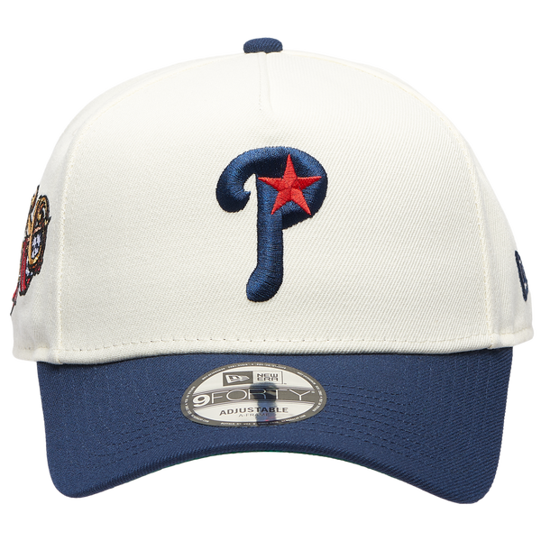 New Era MLB 940 A-Frame Anniversary Cap - Adult - White/Navy - Image 2