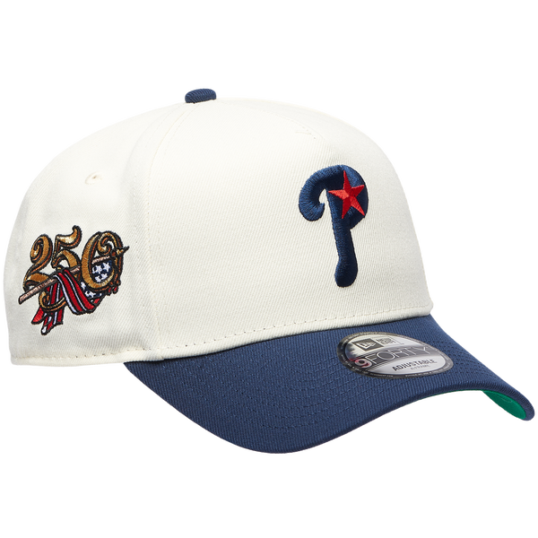 New Era MLB 940 A-Frame Anniversary Cap - Adult - White/Navy - Image 3