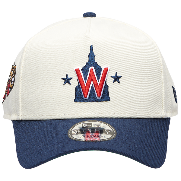 New Era MLB 940 A-Frame Anniversary Cap - Adult - White/Navy - Image 2