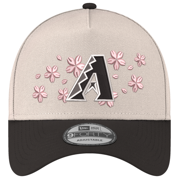 New Era MLB 940 A-Frame Blossom Cap - Adult - Black/White - Image 2