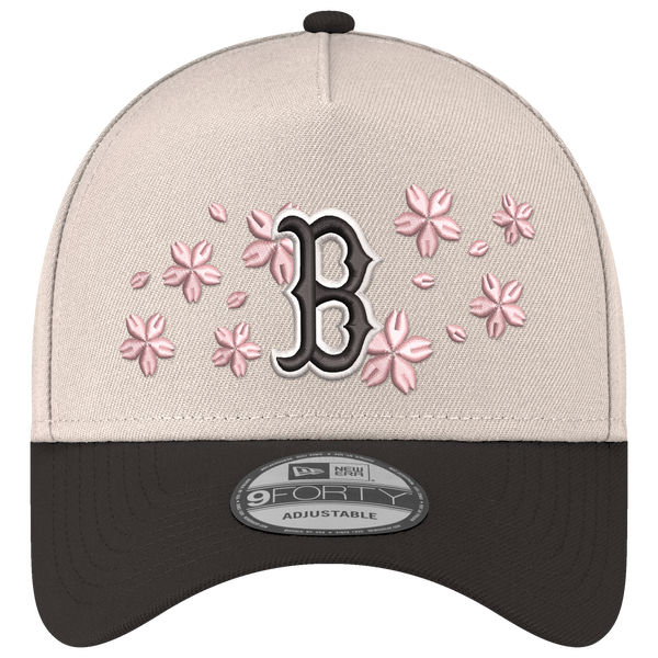 New Era MLB 940 A-Frame Blossom Cap - Adult - White/Black - Image 2