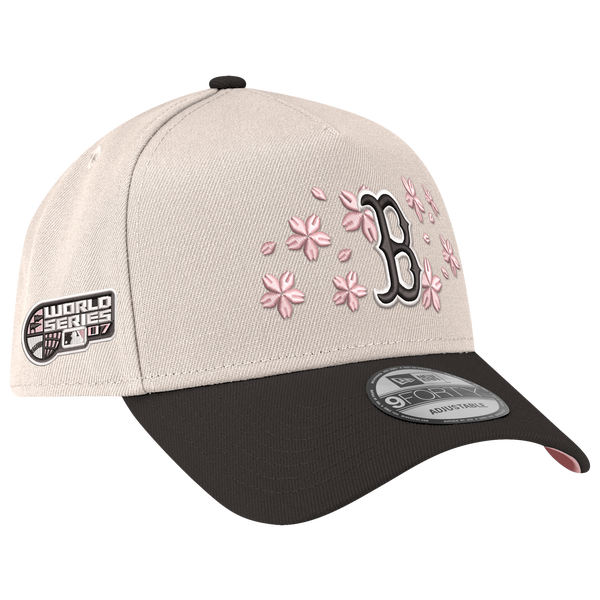 New Era MLB 940 A-Frame Blossom Cap - Adult - White/Black - Image 3