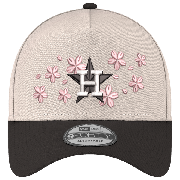 New Era MLB 940 A-Frame Blossom Cap - Adult - Black/White - Image 2