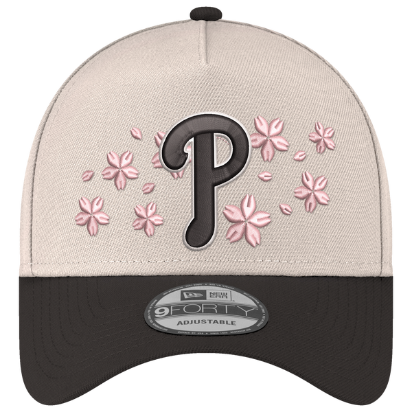New Era MLB 940 A-Frame Blossom Cap - Adult - Black/White - Image 2