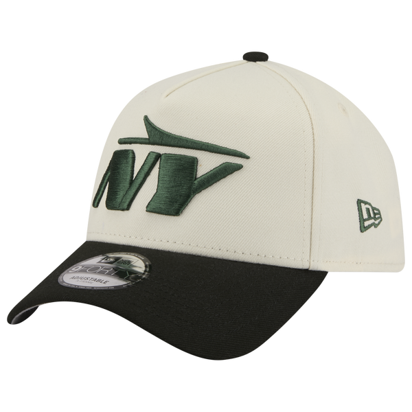 New Era NFL 9FORTY A-Frame Cap - Adult - Chrome/Green