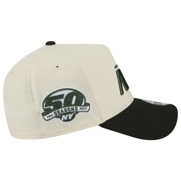 New Era NFL 9FORTY A-Frame Cap - Adult - Chrome/Green - Image 5