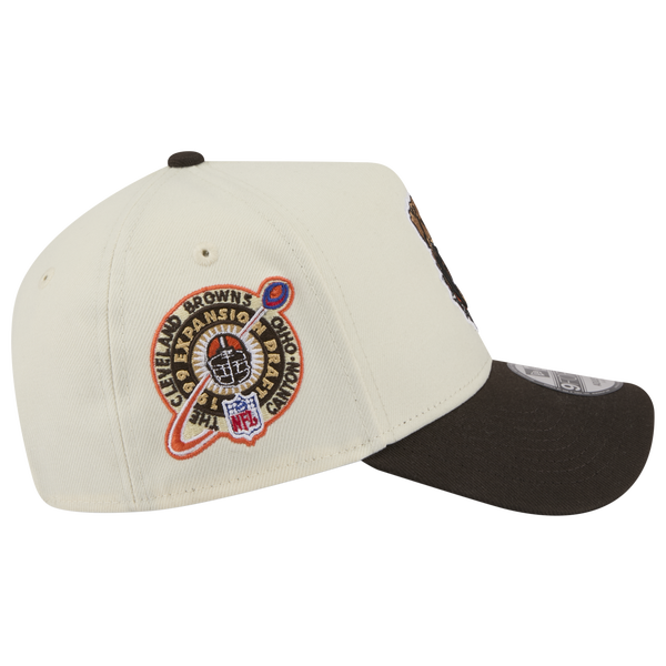 New Era NFL 9FORTY A-Frame Cap - Adult - Chrome/Brown - Image 5