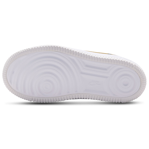 Nike Air Force 1 Low Lace - Girls' Preschool - Gold/Black - Image 5