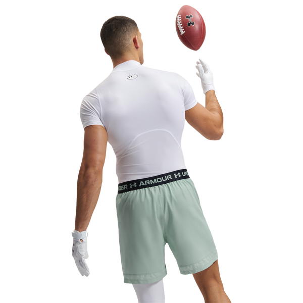 Under Armour HeatGear Mock T-Shirt - Men's - White/White - Image 2