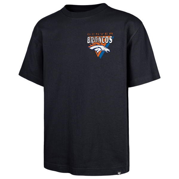 47 Brand NFL Broncos Under Bar T-Shirt - Men's - Navy