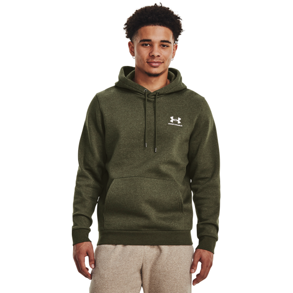 Under Armour Icon Fleece Hoodie - Men's - White/Marine Od Green