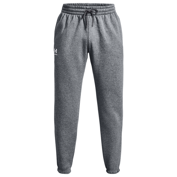 Under Armour Essential Fleece Joggers - Men's - White/Pitch Grey Heather - Image 2
