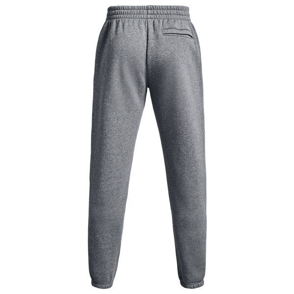 Under Armour Essential Fleece Joggers - Men's - White/Pitch Grey Heather - Image 3