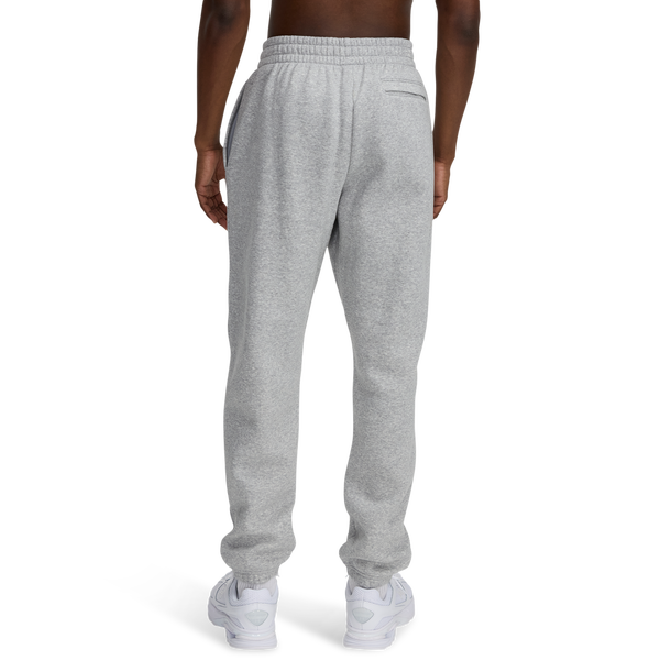 Under Armour Essential Fleece Joggers - Men's - Gray/White - Image 2