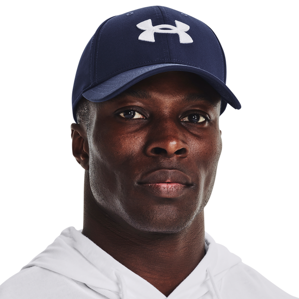 Under Armour Blitzing Adjustable Cap - Men's - Midnight Navy/White - Image 2