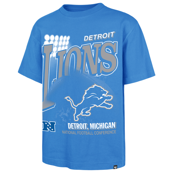 47 Brand Lions Hometown T-Shirt - Men's - Blue Raz