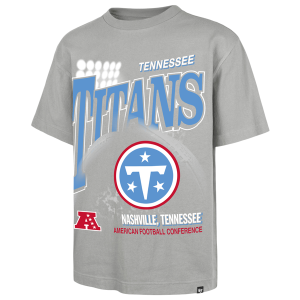 47 Brand NFL Tennessee Titans Hometown S/S T-Shirt - Men's - Wolf Grey